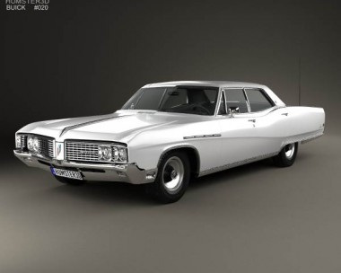Buick Electra 225 4-door hardtop 1968 3D model