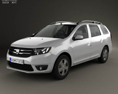 Dacia Logan MCV 2013 3D model