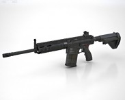 Heckler & Koch HK417 3d model