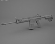 Heckler & Koch HK417 3d model