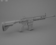 Heckler & Koch HK417 3d model