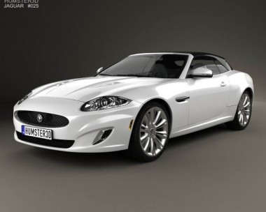 Jaguar XK convertible 2011 3D model