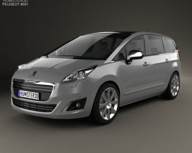 Peugeot 5008 2014 3D Model