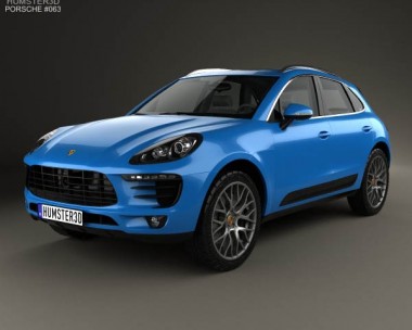 Porsche Macan S 2014 3D Model