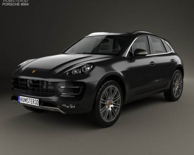 Porsche Macan Turbo 2014 3D Model