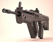 IMI Tavor TAR-21 3d model