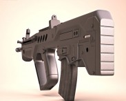 IMI Tavor TAR-21 3d model