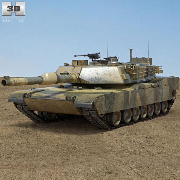 M1A2 Abrams 3D model