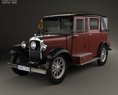 Austin 12/4 Taxi 1935 3D Model