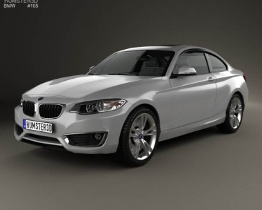 BMW 2 Series coupe (F22) 2014 3D Model