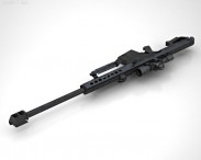 Barrett M82A1 3d model