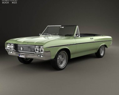 Buick Skylark convertible 1964 3D model