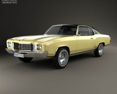 Chevrolet Monte Carlo 1972 3D model