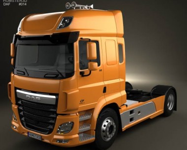 DAF CF Tractor Truck 2013 3D Model