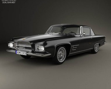 Dual-Ghia L6.4 coupe 1960 3D Model