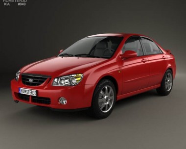 Kia Cerato (Spectra) sedan 2004 3D Model