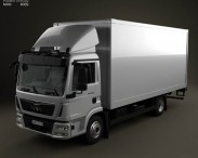 MAN TGL Box Truck 2012