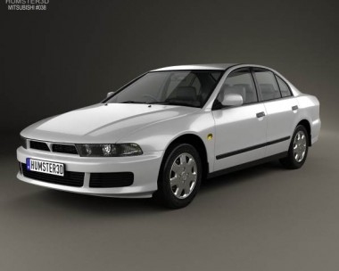 Mitsubishi Galant sedan 1996 3D model