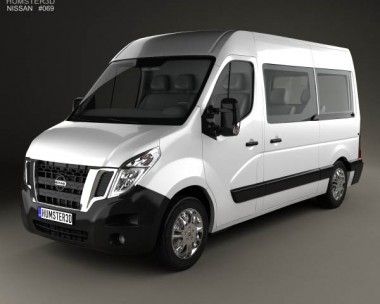 Nissan NV400 Passenger Van 2010 3D model