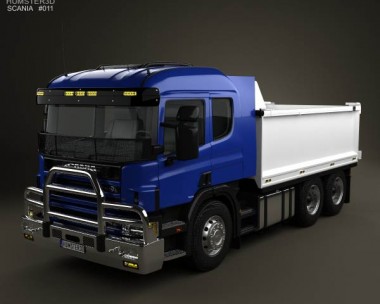 Scania R 420 Tipper Truck 2004 3D Model