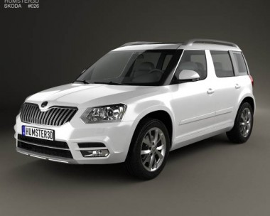 Skoda Yeti 2014 3D Model