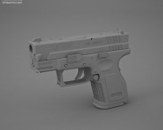 Springfield Armory XD (HS2000) 3.5 inch sub-compact 3d model