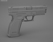 Springfield Armory XD (HS2000) 4 inch 3d model