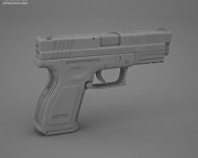 Springfield Armory XD (HS2000) 4 inch compact 3d model