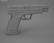 Springfield Armory XD (HS2000) 5 inch 3d model