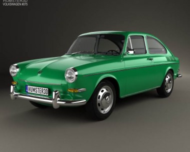 Volkswagen Type 3 (1600) fastback 1965 3D model