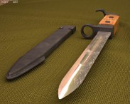 AK-47 bayonet 3d model