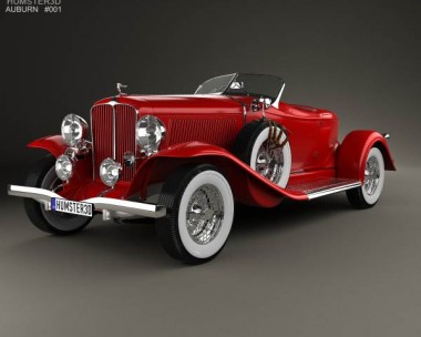 Auburn 8-98 Boattail Speedster 1931 3D Model