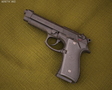 Beretta M9 3D Model