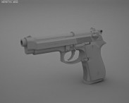 Beretta M9 3d model