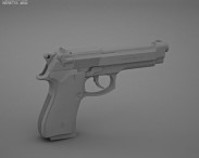 Beretta M9 3d model