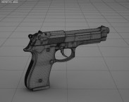 Beretta M9 3d model