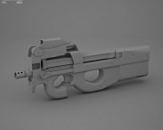 FN P90 3d model