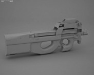 FN P90 3d model