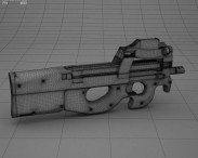 FN P90 3d model