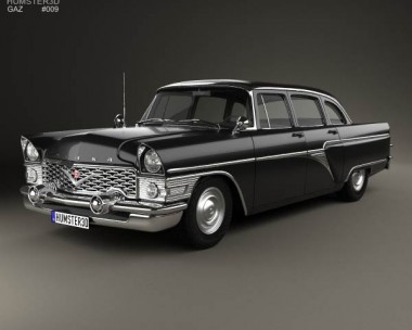 GAZ 13 Chaika 1959 3D Model