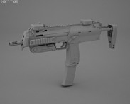 Heckler & Koch MP7 3d model