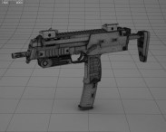 Heckler & Koch MP7 3d model