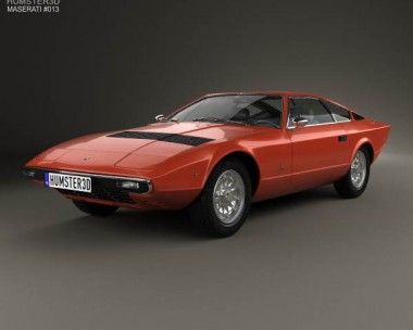 Maserati Khamsin 1977 3D model