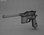 Mauser C96 3d model