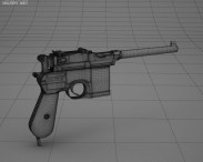 Mauser C96 3d model