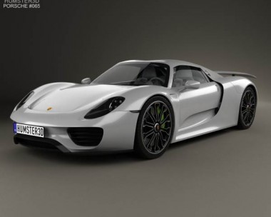 Porsche 918 Spyder 2015 3D Model