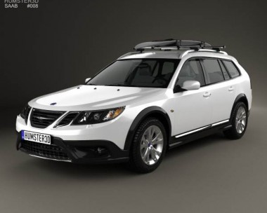 Saab 9-3 X 2009 3D model