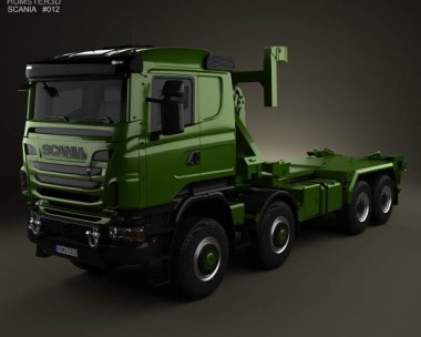 Scania R 480 Military Tractor Truck 2010 3D model