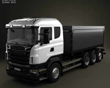 Scania R 730 Tipper Truck 2010 3D Model