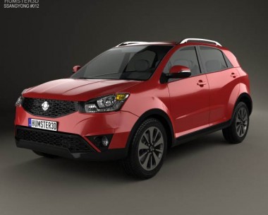 SsangYong Actyon 2014 3D Model